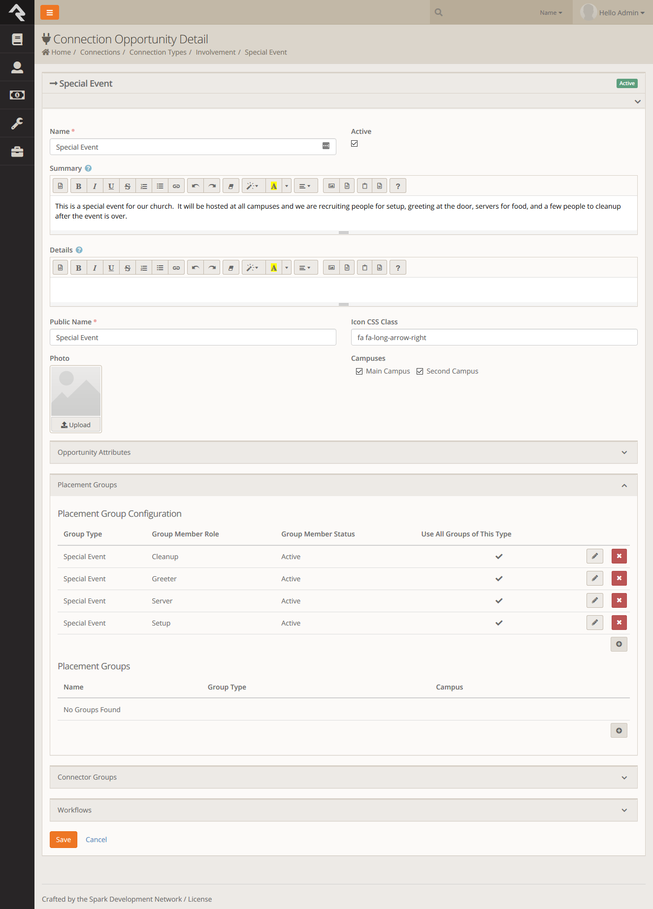 New Connection Opportunity